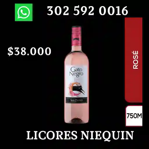 Vino Rosado Cabernet Sauv. Gato Negro X 750 Ml