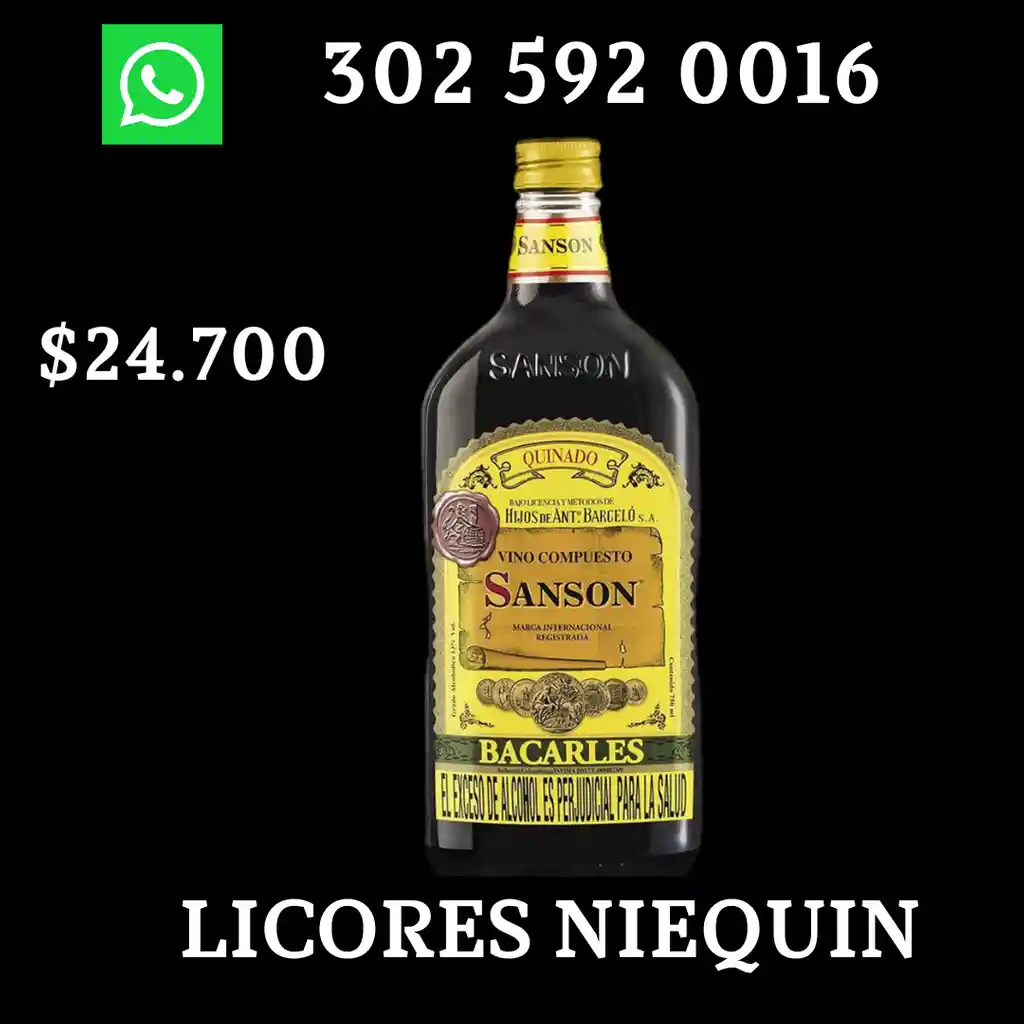 Sanson Vino Dulce X 750 Ml