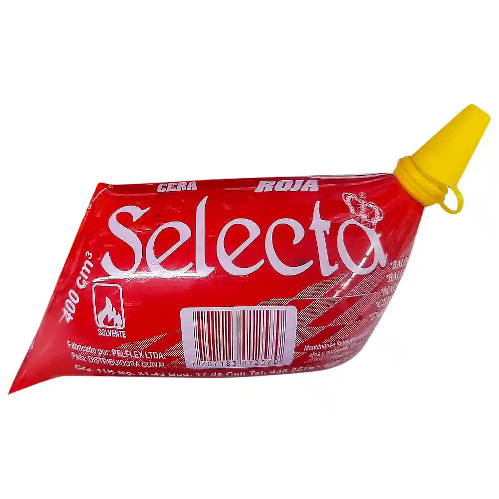 Cera Pelflex Selecta Roja