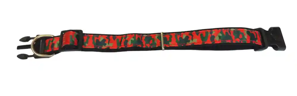 Collar Correa Reata Perros Militar Rojo Perros Medianos-grandes