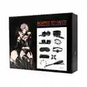 Kit Bondage 9 Piezas Con Peluche Negro Bound To Suit Bdsm Sado