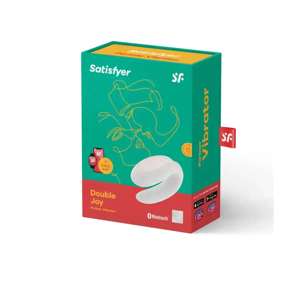   SATISFYER  Double Joy Blanco Parejas 