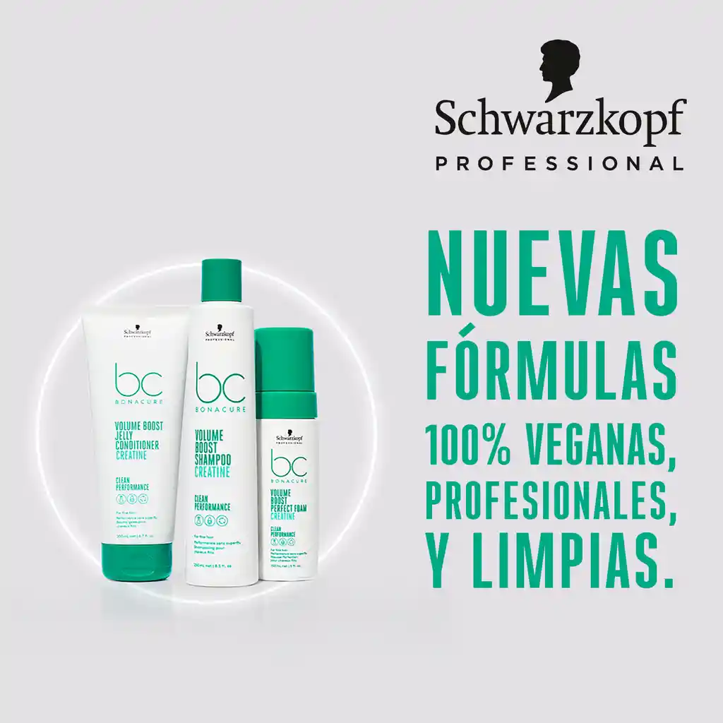 Espuma Bonacure Volumen Boost Perfect Desenreda Y Da Volumen 150ml