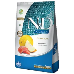 Alimento Seco Nyd Ocean De Salmon Para Gato Adulto Castrado 1,5kg