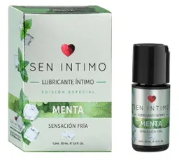 Lubricante Intimo Menta Fria Sen Intimo 30 Ml