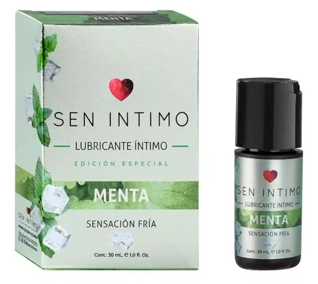 Lubricante Intimo Menta Fria Sen Intimo 30 Ml