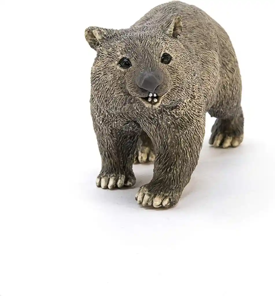 Figura De Animales Wombat Colección Pintado A Mano