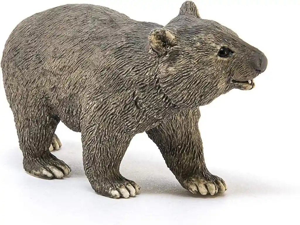 Figura De Animales Wombat Colección Pintado A Mano