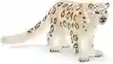 Figura Animales Leopardo De Nieve Colección Pintado A Mano