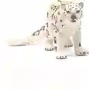 Figura Animales Leopardo De Nieve Colección Pintado A Mano