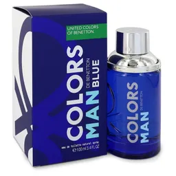 Perfume Colors Man Blue Benetton - 100ml - Hombre - Eau De Toilette 100% Original