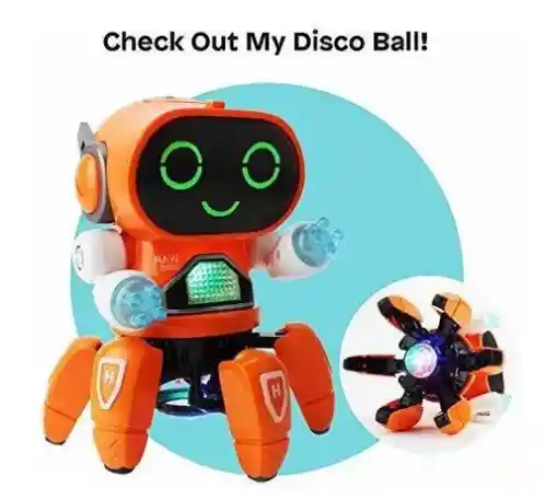 Robot De Baile Con Luz Y Sonido