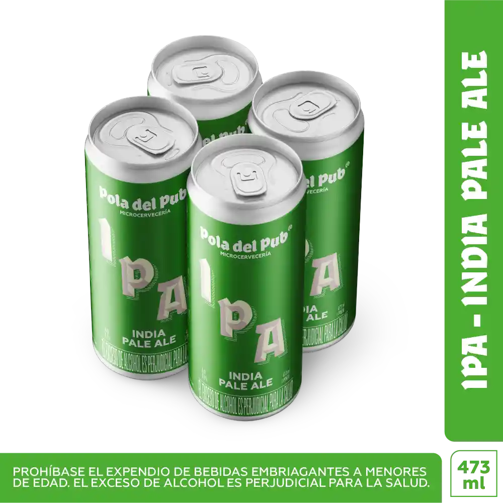 India Cerveza Artesanal Pale Ale 4-pack De 473 Ml