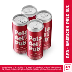 Pola del Pub 4-pack cerveza APA 473 Ml