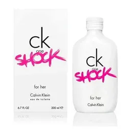 Perfume Ck One Shock - Eau De Toilette - 200ml - Mujer 100% Original