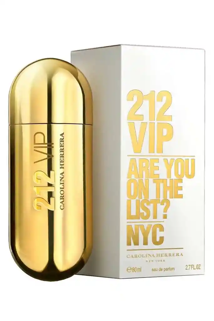 Perfume Ch 212 Vip - 80ml - Mujer - Eau De Parfum 100% Original