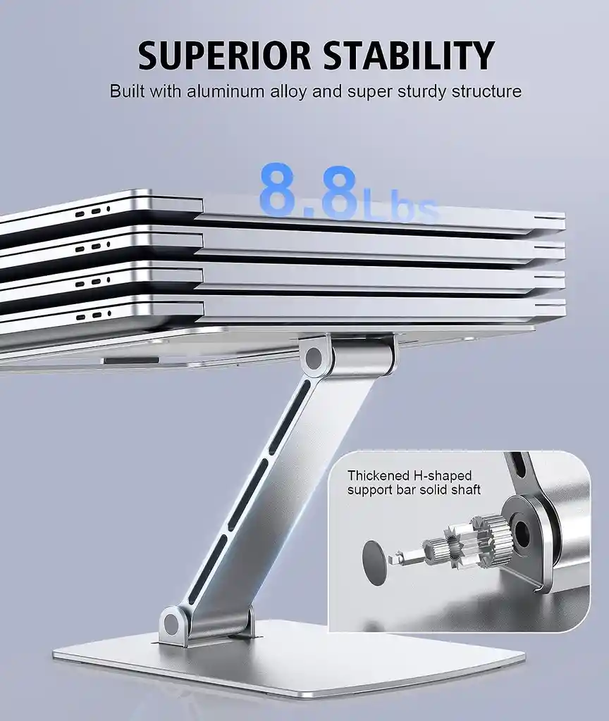 Soporte Para Computador Portatil Altura Angulo Ajustable