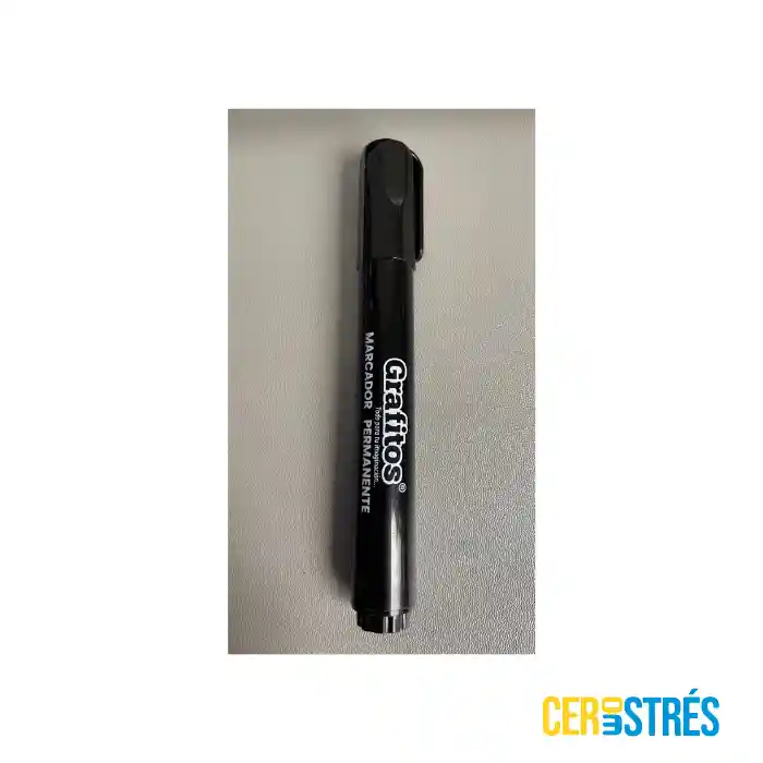 Marcador Permanente Negro Grafitos