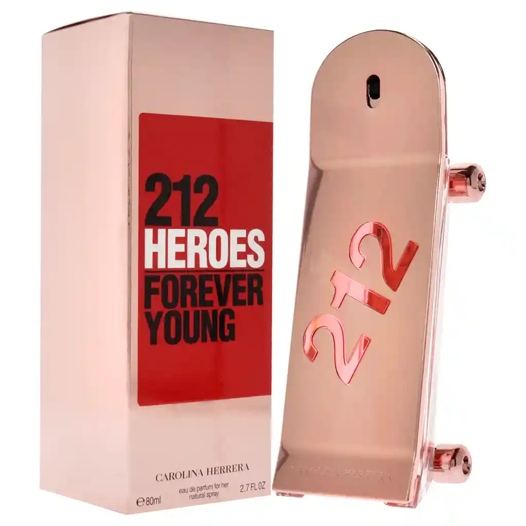 Perfume Ch 212 Heroes - Eau De Parfum - 80ml - Mujer 100% Original