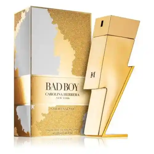 Perfume Ch Bad Boy Gold Fantasy - Eau De Toilette - 100ml - Hombre 100% Original