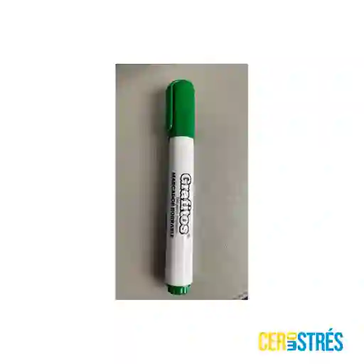 Marcador Borrable Verde Grafitos