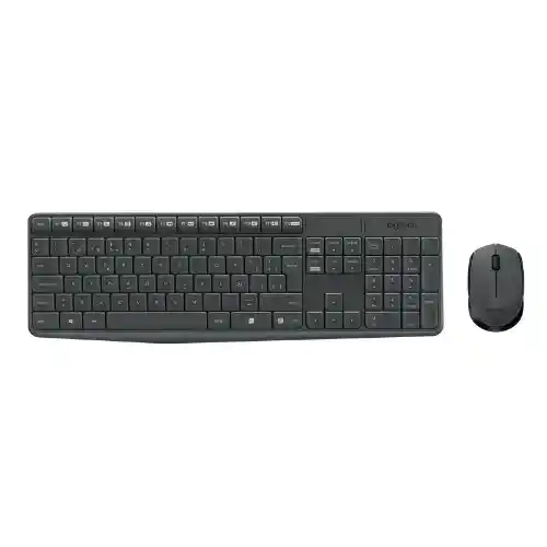 Combo Teclado Mouse Inalámbrico Logitech Mk235