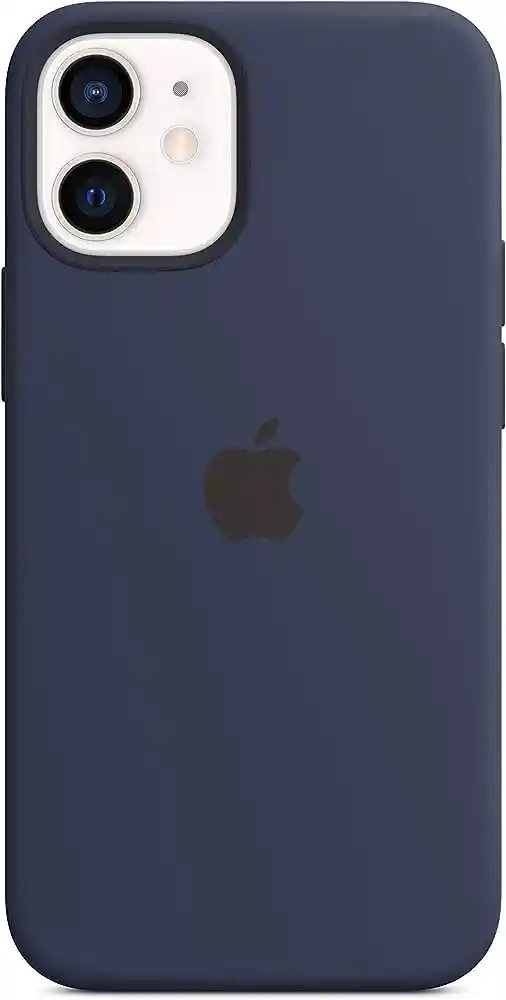 Estuche Silicon Case Iphone 12 Mini Azul Oscuro