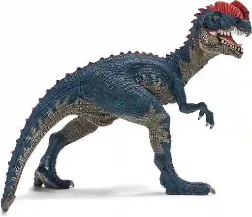 Figura Dinosaurios Dilofosaurio Colección Pintado A Mano