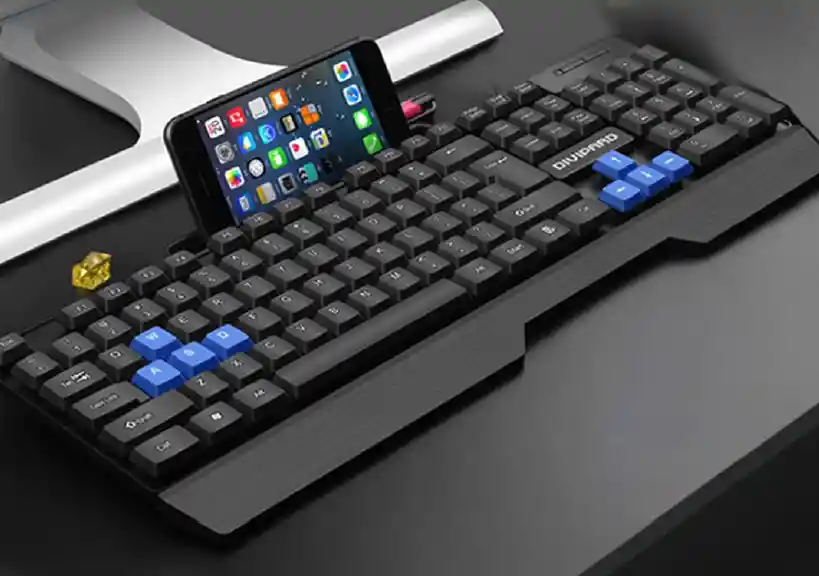 Teclado De Cable D350 Para Pc Ergonómico