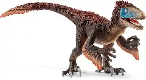 Figura Dinosaurios Utahraptor Colección Pintado A Mano