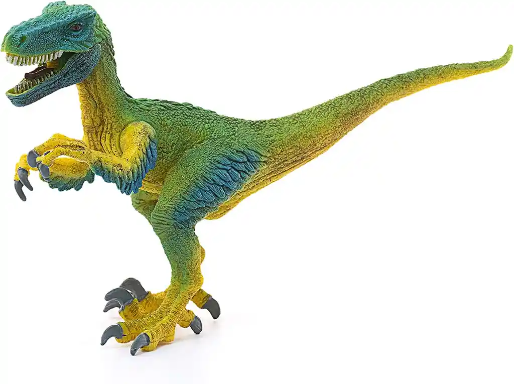 Figura Dinosaurios Velociraptor Colección Pintado A Mano