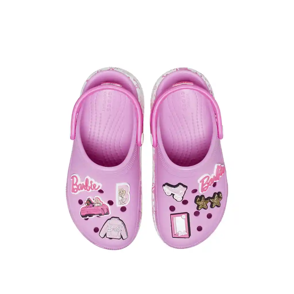 Crocs Barbie J2 Color Rosa Para Niñas Talla 33 Originales