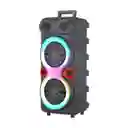 Parlante Double 8" Bluetooth Altavoz Potente Led + Microfono + Control