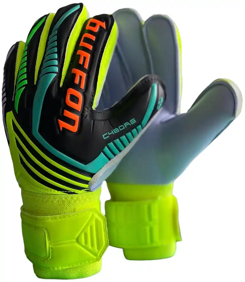 Guantes De Fútbol Buffon Cyborg Con Antifracturante - Talla 7.