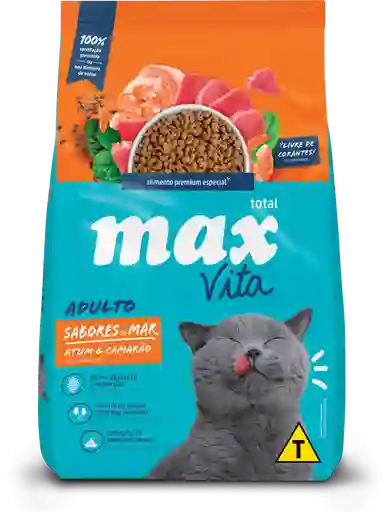 Max Alimento Para Gato Sabores De Mar Atun Y Camaron Max Gatos 3kg