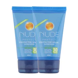 Nude Protector Solar Crema FPS 30 Pack X2