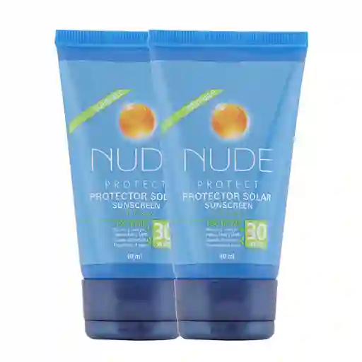Nude Protector Solar Crema FPS 30 Pack X2