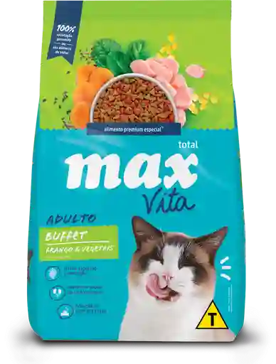 Max Alimento Para Gato Pollo Y Vegetales Max Gatos 1 Kg