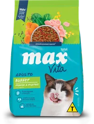 Max Alimento Para Gato Pollo Y Vegetales Max Gatos 3 Kg