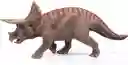 Figura Dinosaurios Triceratops Colección Pintado A Mano