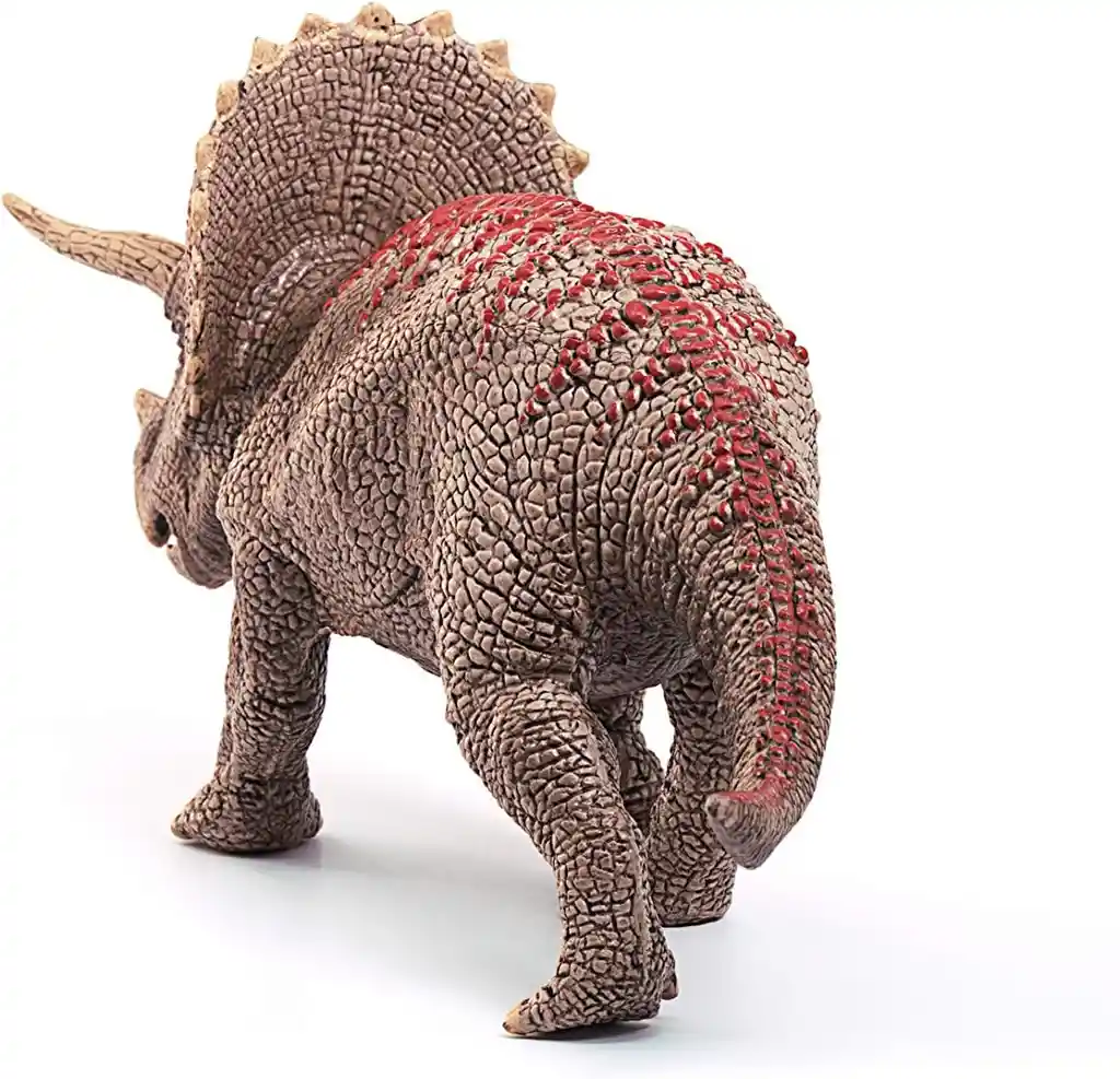 Figura Dinosaurios Triceratops Colección Pintado A Mano