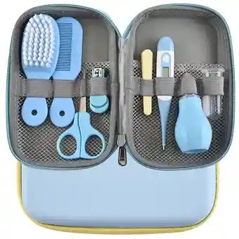 Kit Set Cirugía Cuidado Del Bebe Corta Uñas Salud 8 Piezas Hy-g-2 Azul