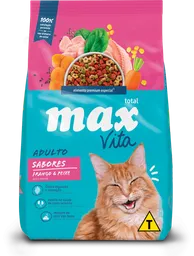 Max Alimento Para Gato Pollo Y Pescado Max Gatos 1 Kg