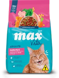 Max Alimento Para Gato Pollo Y Pescado Max Gatos 3 Kg