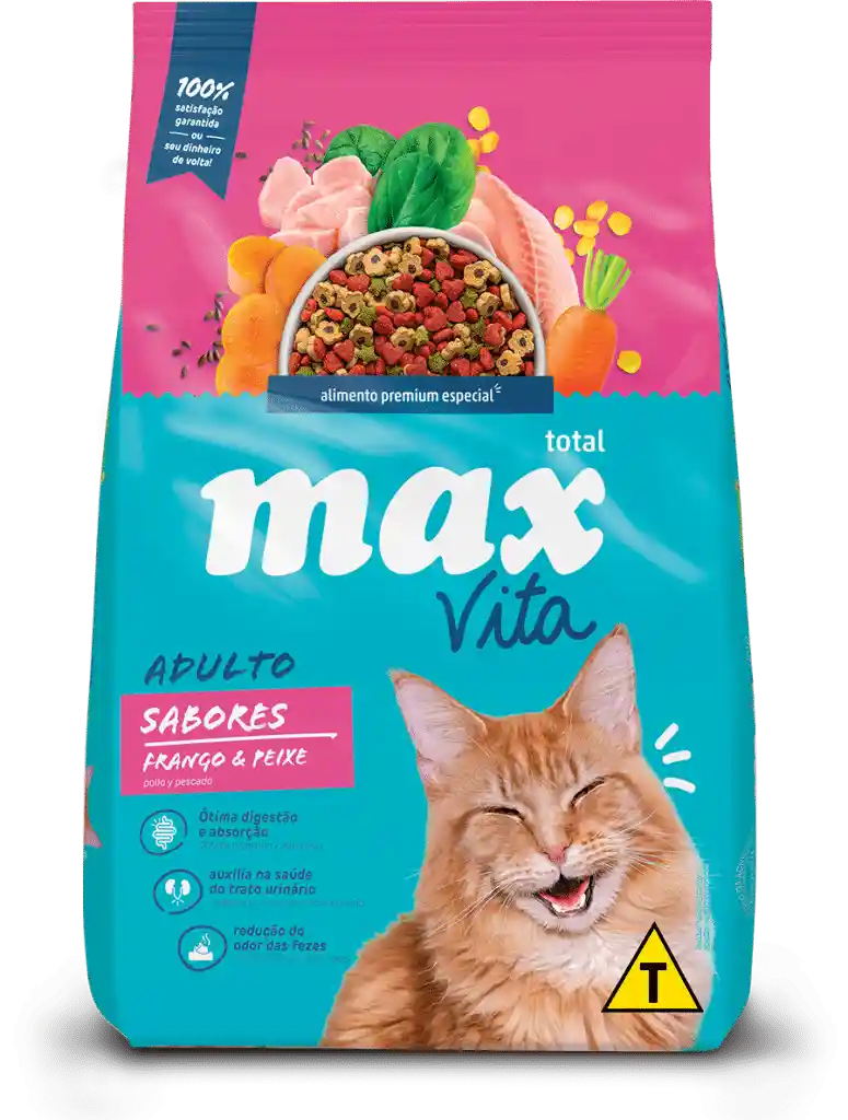 Max Alimento Para Gato Pollo Y Pescado Max Gatos 3 Kg