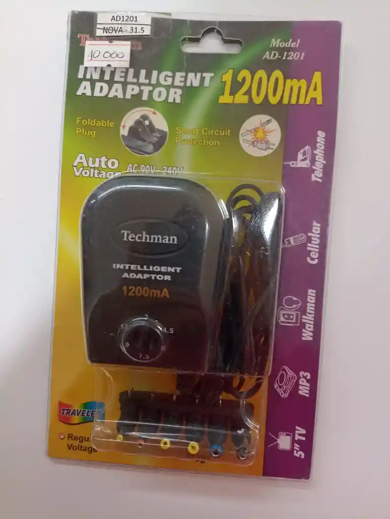 Adaptador Inteligente 1200ma