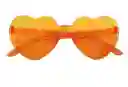 Gafas En Forma De Corazon Naranja