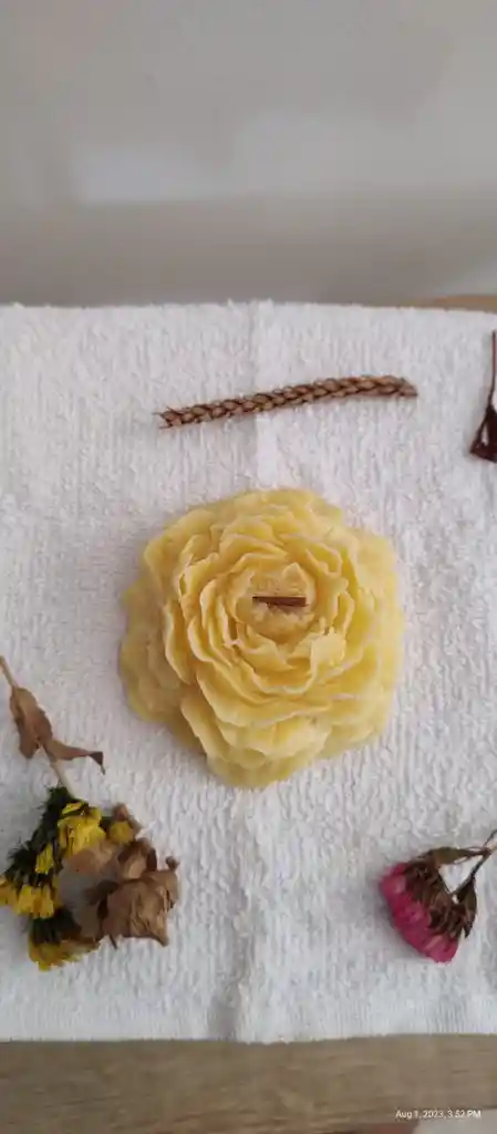 Flor Peony Amarilla