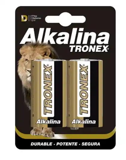 Pila Alcalina (especial Para Calentador De Agua) Tronex D Blister X2 7707822753826