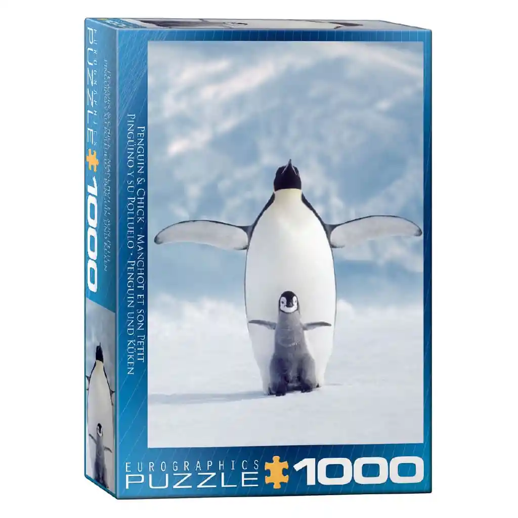 Romp. Eurographics 1000 Piezas Penguin & Chick, Pingüino Y Su Polluelo 6000-1246